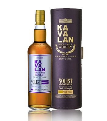 Kavalan Solist Peaty Cask Strength Single Malt Whisky