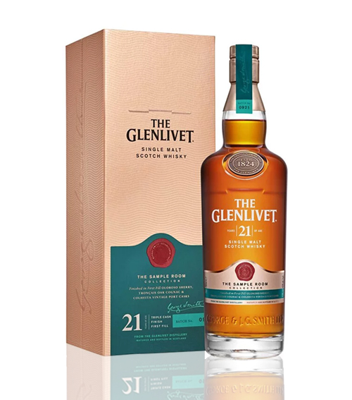 The Glenlivet 21 Years Single Malt Whisky - The Sample Room Collection