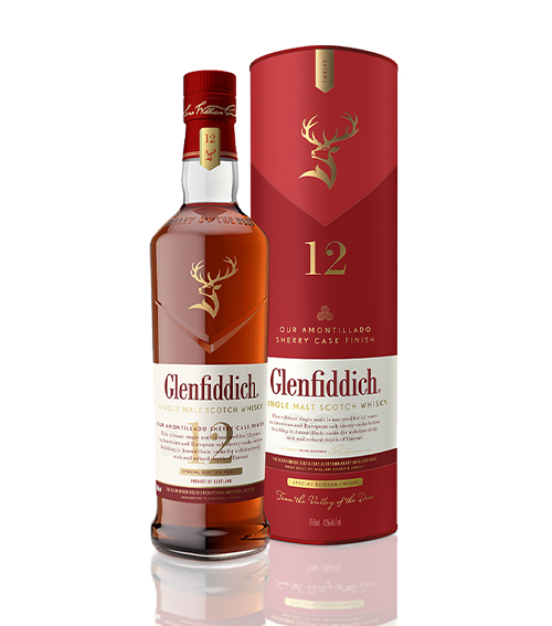 Glenfiddich 12 Years Sherry Cask Finish Single Malt Whisky