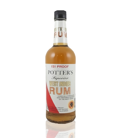 Potter's 151 Rum