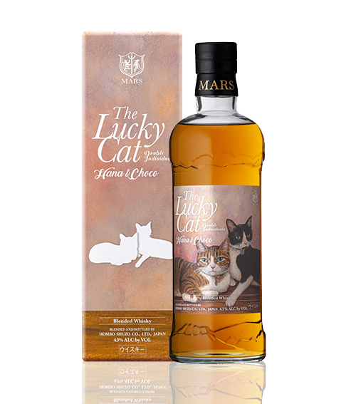 Mars The Lucky Cat Double Individuals &quot;Hana &amp; Choco&quot; Blended Whisky