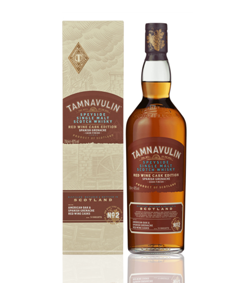 Tamnavulin Red Wine Cask Edition Spanish Grenache Cask Finish Single Malt Whisky