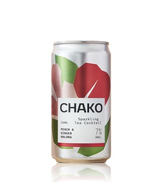 [CHAKOPG12] CHAKO Peach &amp; Ginger Oolong Sparkling Tea Cocktail 12x250ml