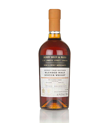 Berry Bros &amp; Rudd Classic Sherry Cask Matured Blended Malt Whisky