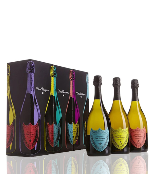 Dom Perignon Andy Warhol 3 Bottles Set 2002