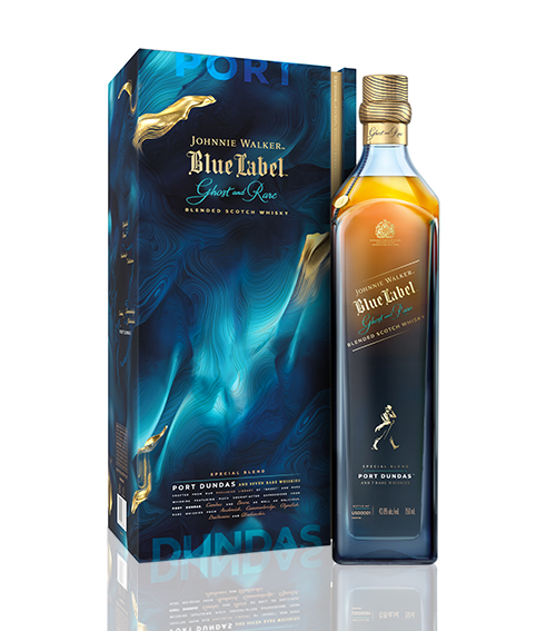 Johnnie Walker Blue Label Ghost and Rare Port Dundas