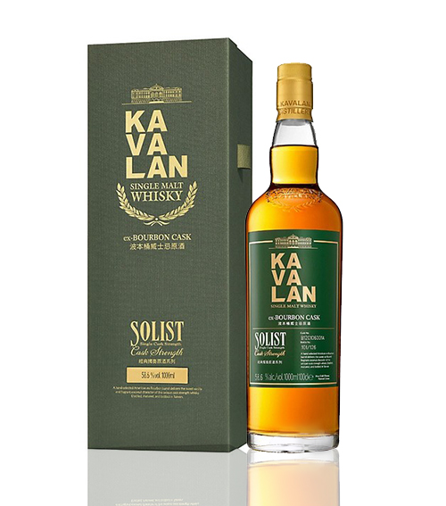 Kavalan Solist ex-Bourbon Cask Strength Single Malt Whisky