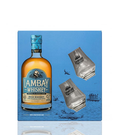 Lambay Small Batch Blend w/2 Glasses Giftset