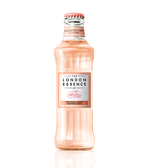 London Essence White Peach &amp; Jasmine Soda 24x200ml