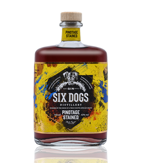 Six Dogs Pinotage Stained Gin