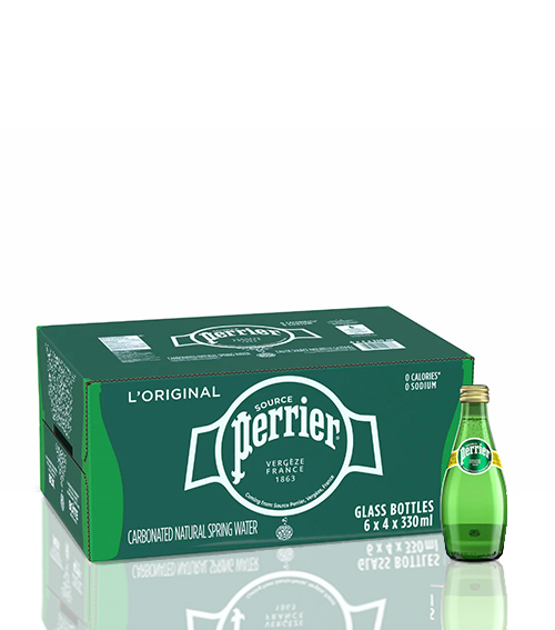 Perrier Sparkling Mineral Water (BOTTLE) 24x330ml