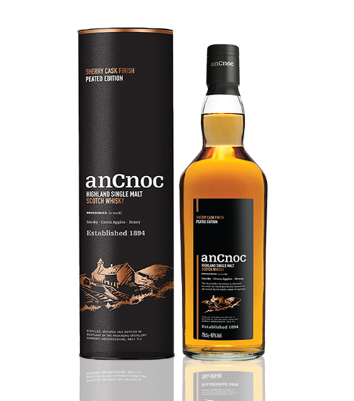 anCnoc Peated Sherry Highland Single Malt Whisky