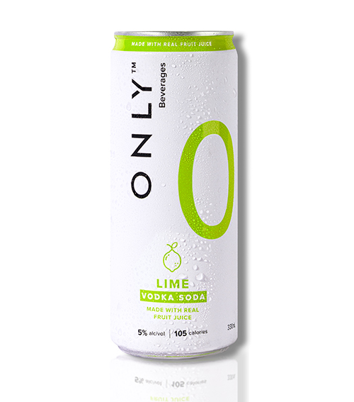 ONLY Vodka Soda - Lime 24x330ml