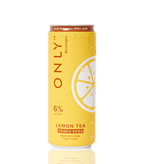 ONLY Vodka Soda - Lemon Tea 24x330ml