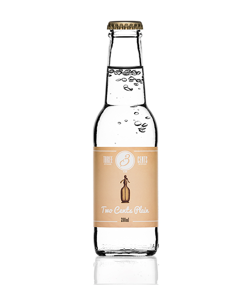 Three Cents Two Cents Plain Sparkling Water 24x200ml