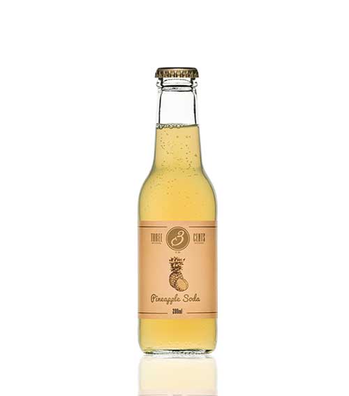 Three Cents Pineapple Soda 24x200ml