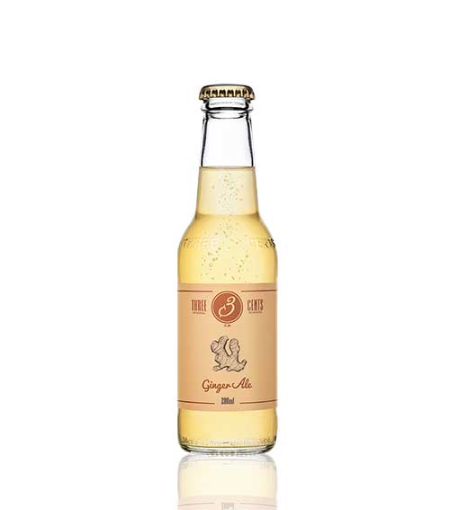 Three Cents Ginger Ale 24x200ml