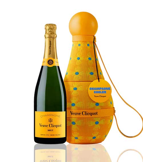 Veuve Clicquot Brut Sun Totem by Yinka Ilori