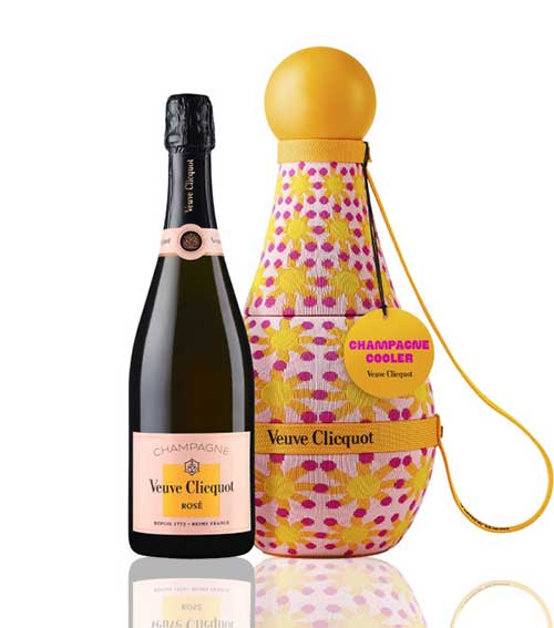 Veuve Clicquot Rosé Sun Totem by Yinka Ilori