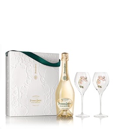 [PJBDB2FLUTES] Perrier-Jouet Blanc de Blancs w/2 Flutes Champagne Gift Set