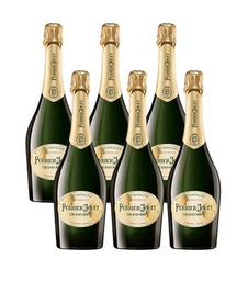 [NOBOXPJGRANDBRUTx6] Perrier-Jouet Grand Brut w/o Box x 6 Bottles