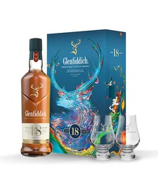 [GLENFIDDICH18GS] Glenfiddich 18 Years Single Malt Whisky Gift Set