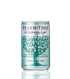[FTELDERFLOWER150ML24] Fever Tree Refreshingly Light Elderflower Tonic Water CAN 24x150ml
