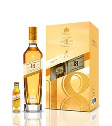 [JW18YEARSWMINI] Johnnie Walker 18 Years Blended Whisky w/ 18 Years 50ml
